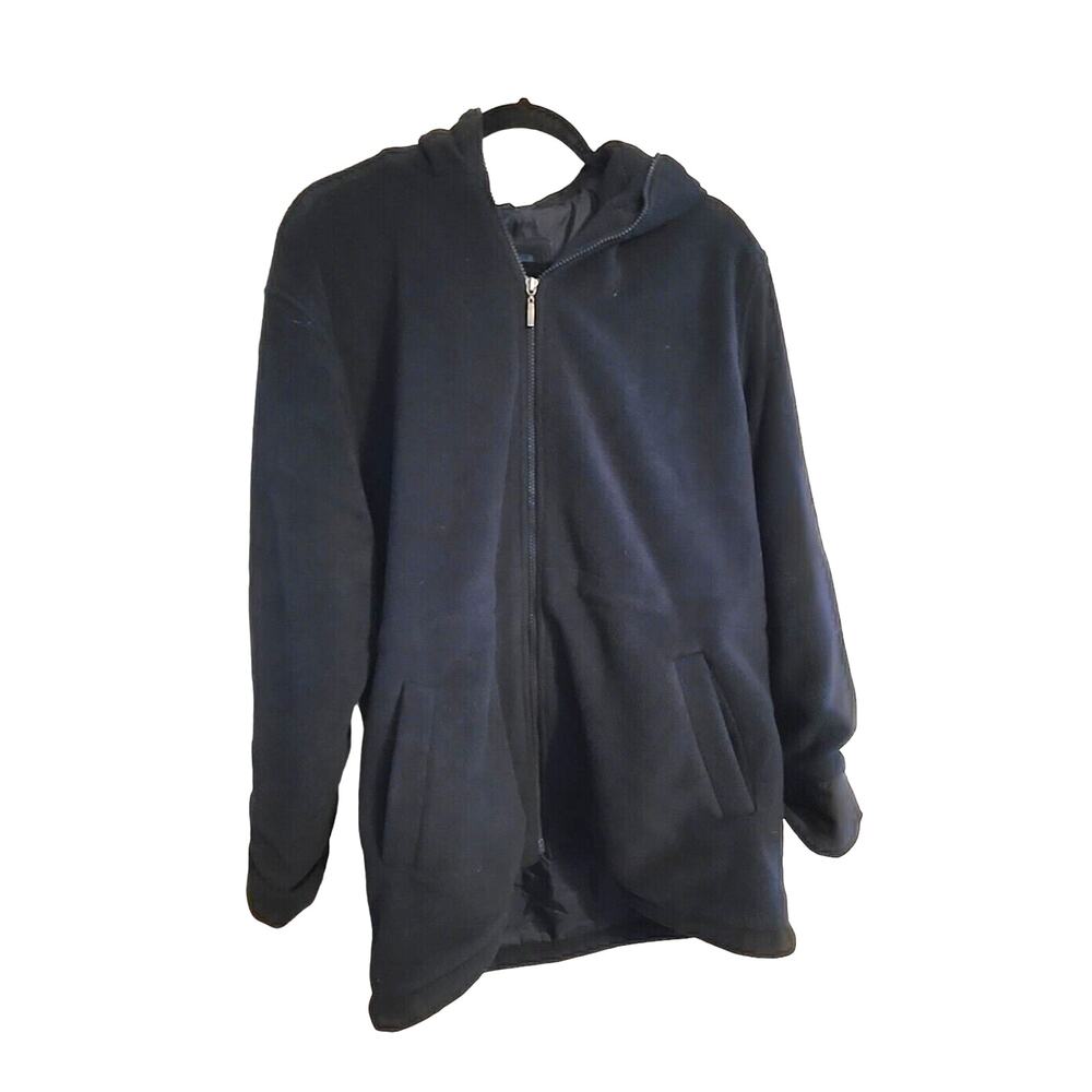 Mackintosh New England Black Full Zip Outdoor Hooded Jacket Womans Size Medium